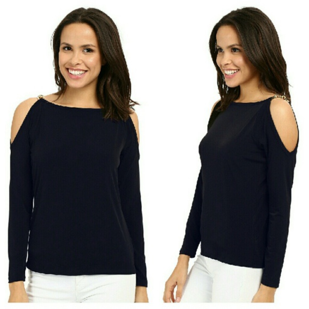 Michael Kors open shoulder top